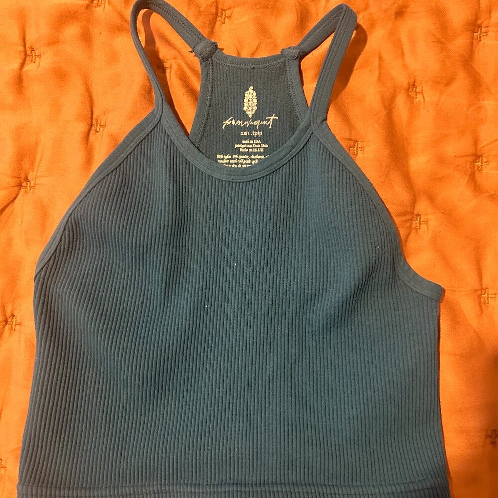 Free People Happiness Runs Long Crop Tank